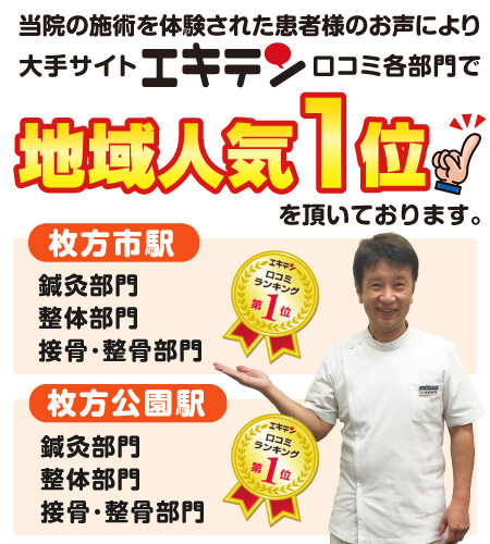 当院の施術効果を実感 患者様のお声をお聞きください